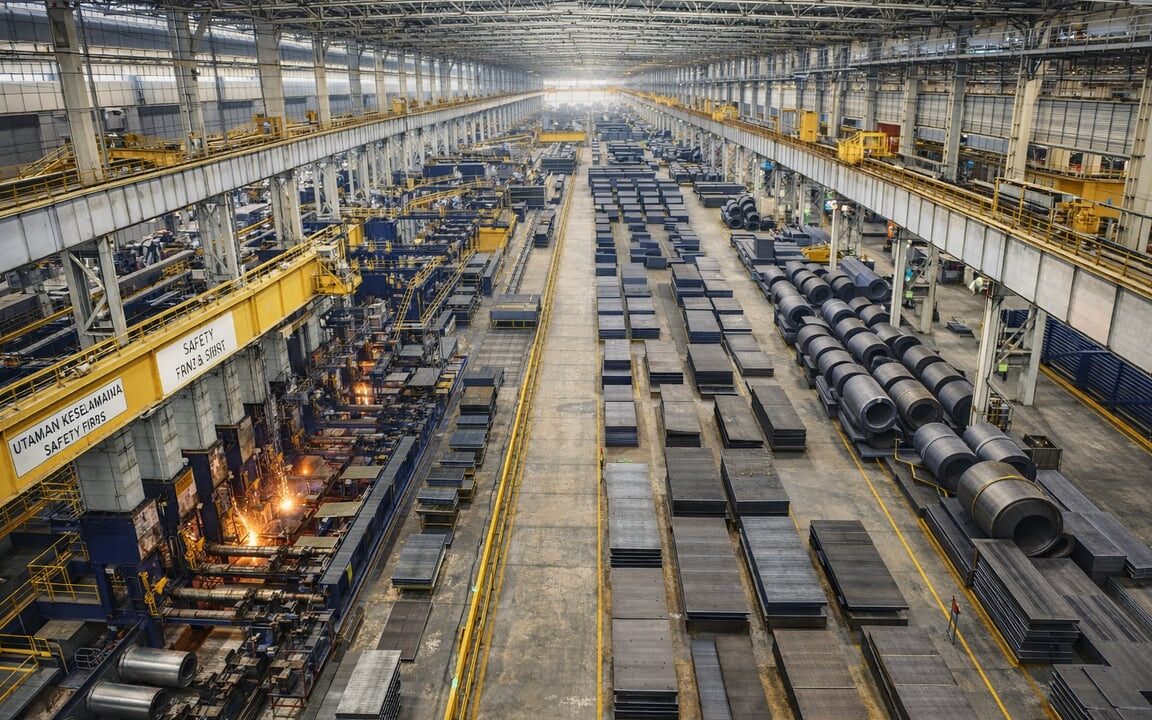 Pertumbuhan Konstruksi 2025 Jadi Sinyal Positif Permintaan Baja,  Krakatau Steel Tangkap Peluang Bisnis