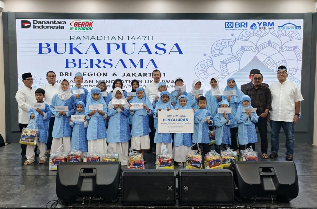 Pererat Silaturahmi, BRI Regional Office Jakarta 1 Gelar Buka Puasa Bersama dan Santunan Anak Yatim