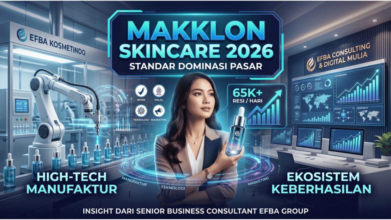 Dominasi Pasar Kecantikan 2026: Mengapa Maklon Skincare di Efba Kosmetindo Menjadi Standar Baru Keberhasilan Brand Berteknologi Tinggi