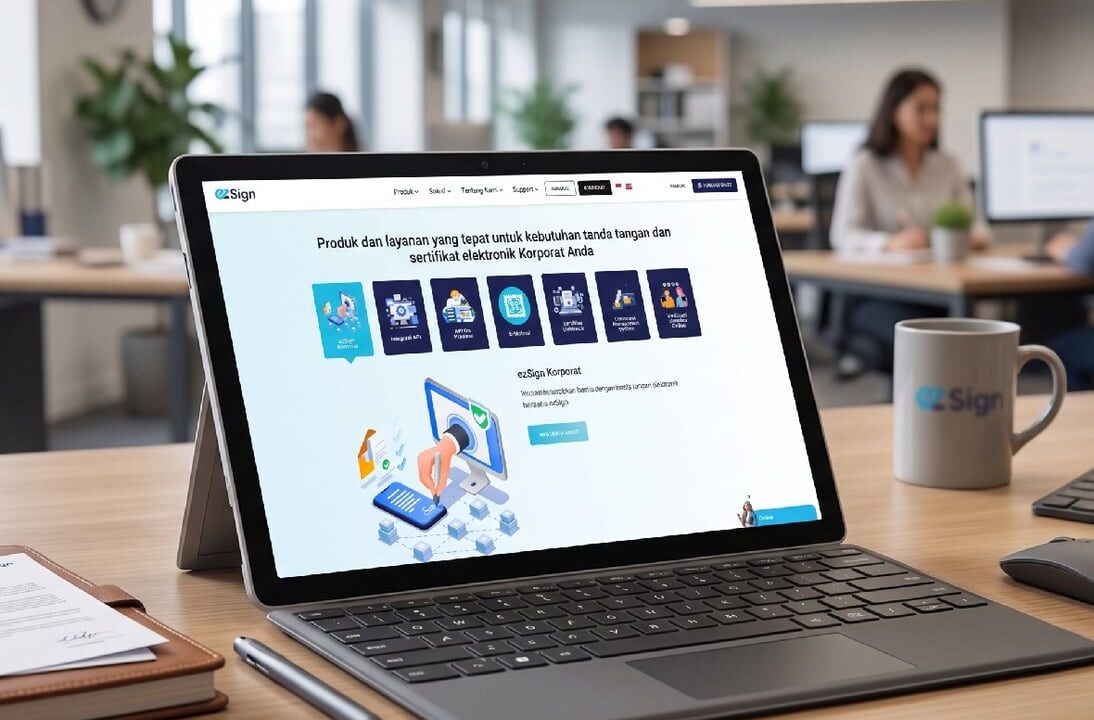 Layanan Lengkap ezSign untuk Tanda Tangan Digital dan Otomasi Dokumen