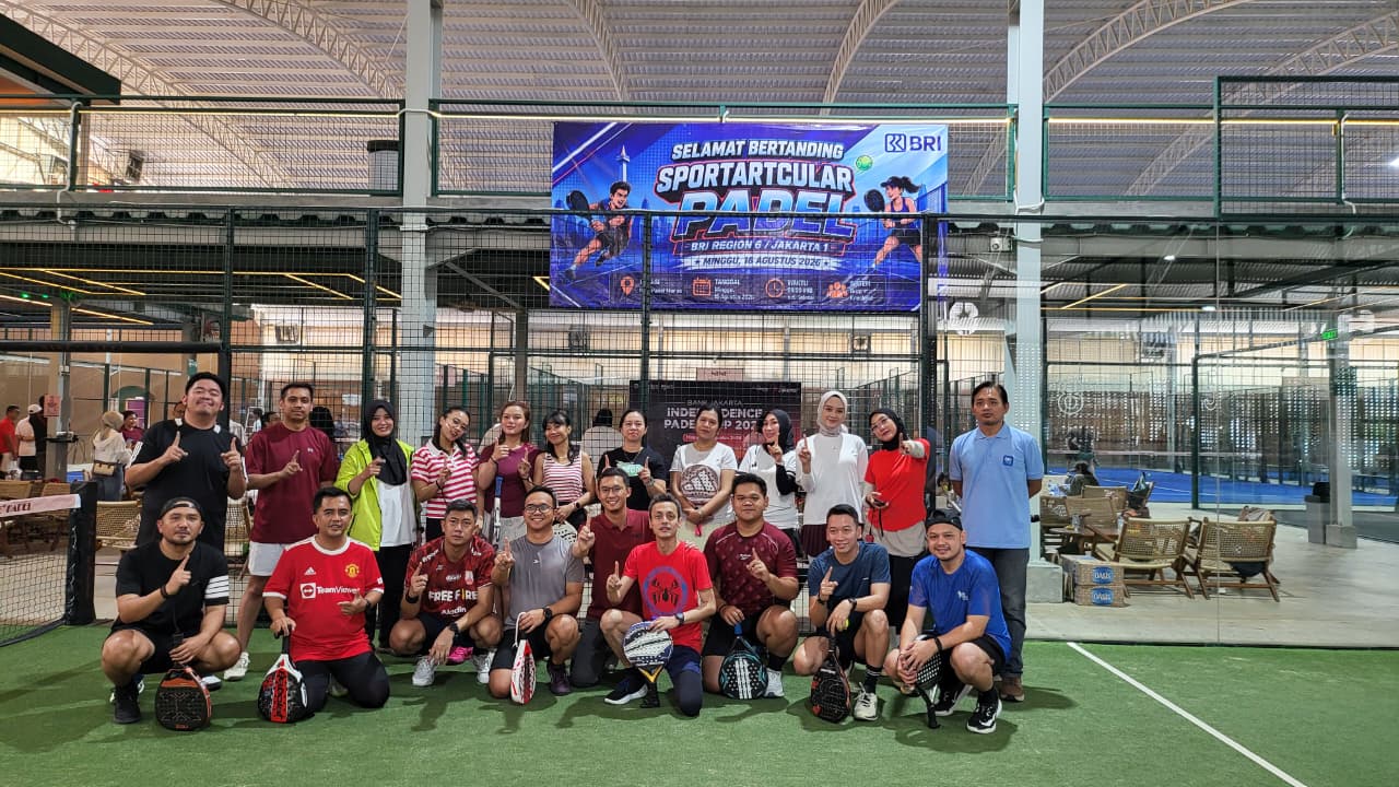 Sukses Digelar, Sportartcular BRI Region 6 Cabang Padel Hadirkan Semangat Sportivitas dan Kebersamaan Sukses Digelar, Sportartcular BRI Region 6 Cabang Padel Hadirkan Semangat Sportivitas dan Kebersamaan