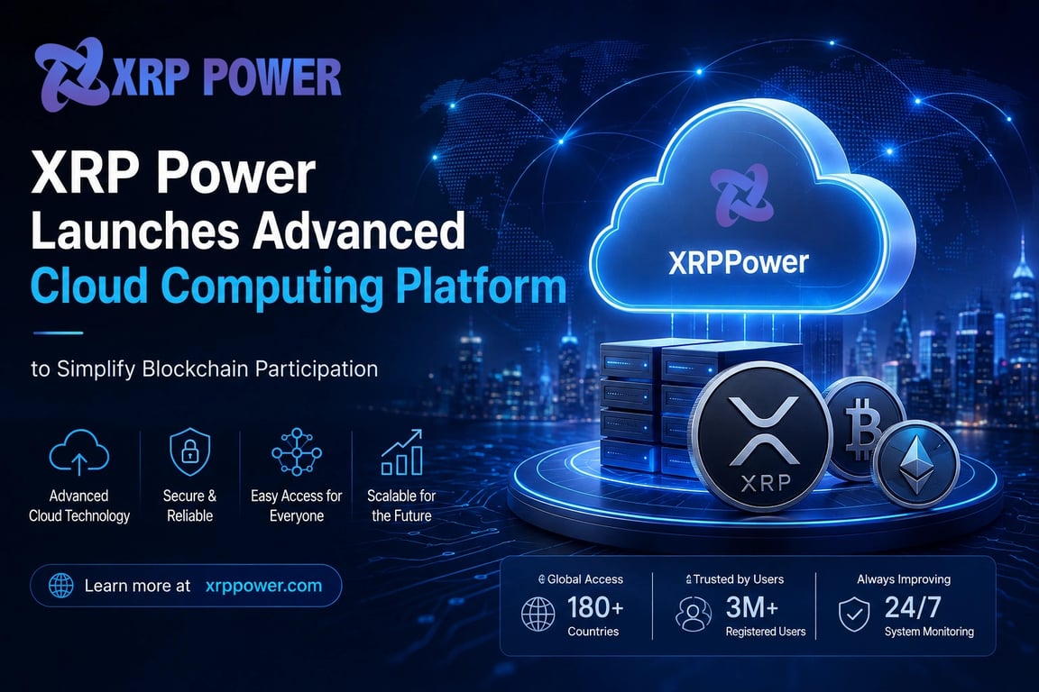 XRP Power Launches Advanced Cloud Computing Platform to Simplify Blockchain Participation XRP Power Launches Advanced Cloud Computing Platform to Simplify Blockchain Participation