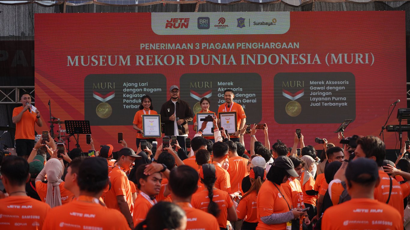 JETE Raih Tiga Rekor MURI di 2026: Perkuat Ekspansi Gerai, Layanan, dan Komunitas