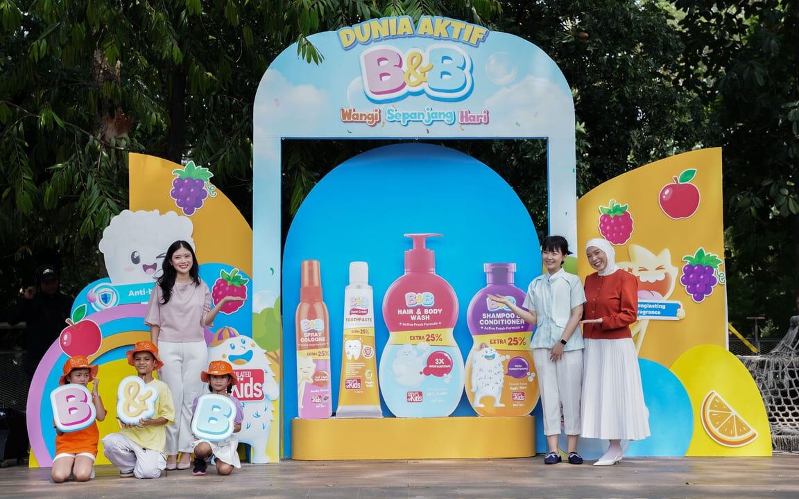 B&B menghadirkan rangkaian personal care Formulated for Kids untuk anak aktif  dan wangi seharian.