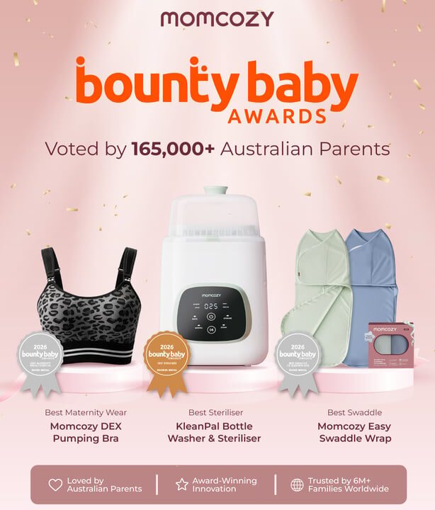 Australian Parents Recognise Momcozy with Three Bounty Baby Award 2026 Honours