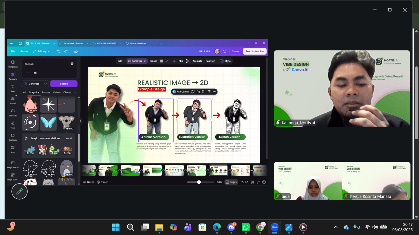 Telkom AI Center Malang Dukung Pengembangan Skill Digital melalui Vibe Design with Canva AI Telkom AI Center Malang Dukung Pengembangan Skill Digital melalui Vibe Design with Canva AI