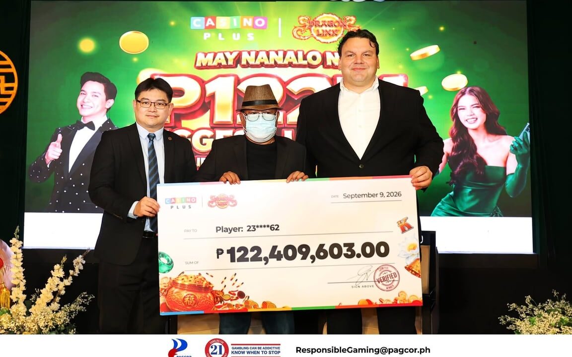 Casino Plus Awards ₱122.4-M: The Biggest Jackpot in Philippine Slot Machine History