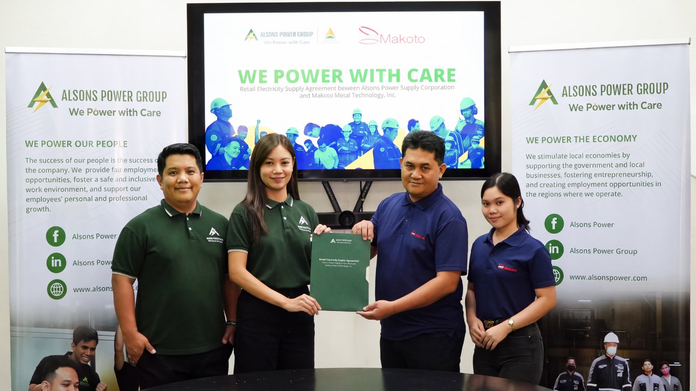 Alsons Power expands Cebu retail electricity supply footprint with Makoto Metal deal Alsons Power expands Cebu retail electricity supply footprint with Makoto Metal deal