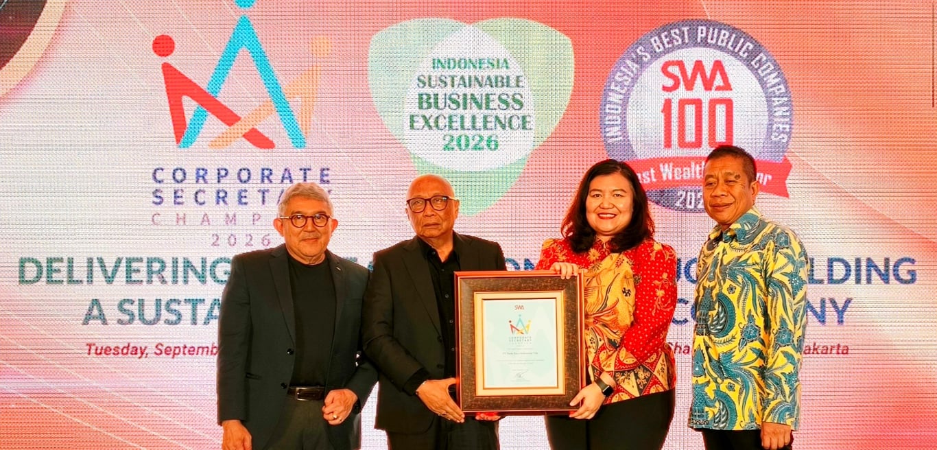Dorong Keuangan Berkelanjutan, Bank Raya Raih Indonesia Sustainable Business & ESG Excellence Award 2026 Dorong Keuangan Berkelanjutan, Bank Raya Raih Indonesia Sustainable Business & ESG Excellence Award 2026