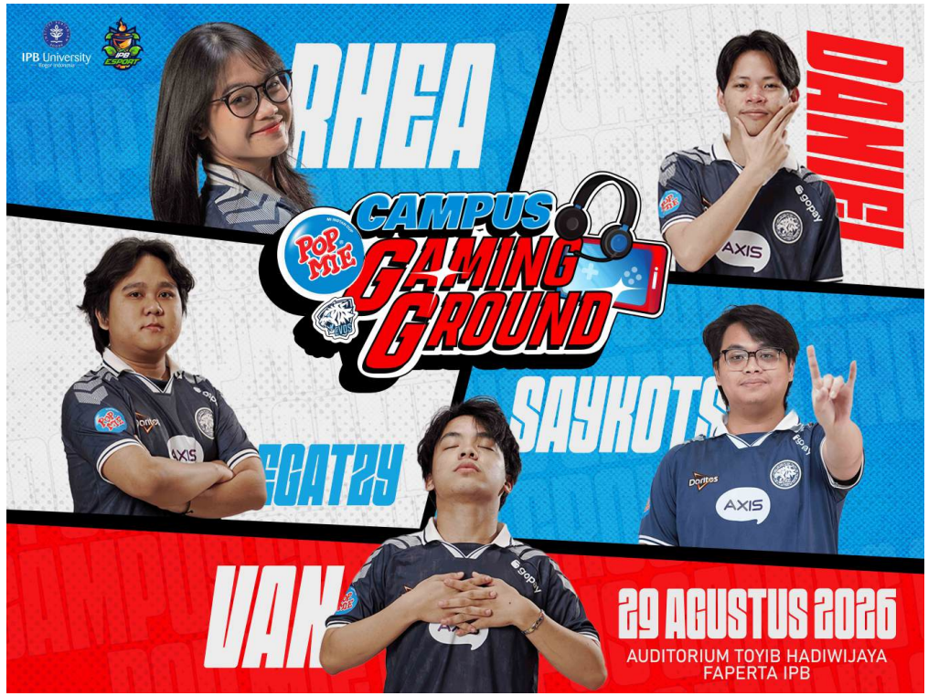 Dari Mabar ke Komunitas: Pop Mie Campus Gaming Ground Hadir di IPB, Satukan Mahasiswa Bogor Lewat Esports Dari Mabar ke Komunitas: Pop Mie Campus Gaming Ground Hadir di IPB, Satukan Mahasiswa Bogor Lewat Esports