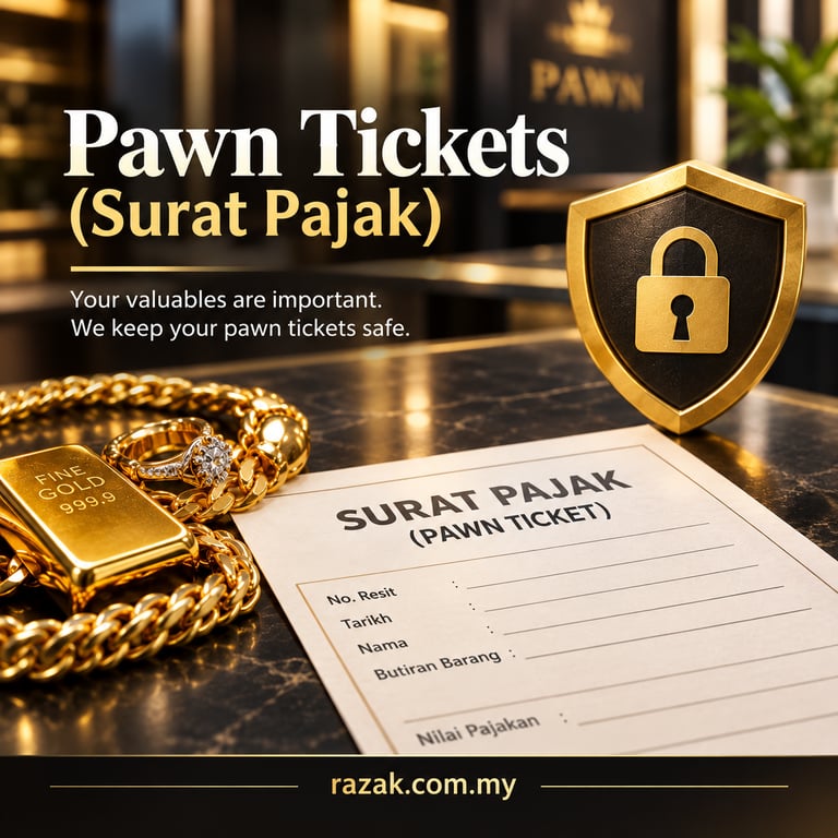 How to Cash Out Your Pawn Tickets (Surat Pajak) Safely in Kuala Lumpur How to Cash Out Your Pawn Tickets (Surat Pajak) Safely in Kuala Lumpur