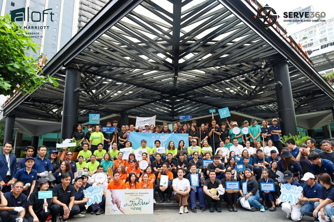 Aloft by Marriott Bangkok Sukhumvit 11 Joins Hands with Wadhana District Office and Lumpini Police Station to Clean Up Sukhumvit Soi 11 for World Cleanup Day Aloft by Marriott Bangkok Sukhumvit 11 Joins Hands with Wadhana District Office and Lumpini Police Station to Clean Up Sukhumvit Soi 11 for World Cleanup Day