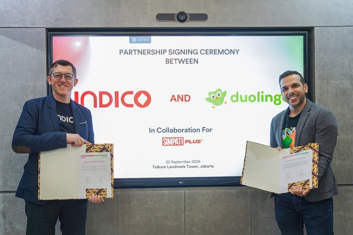 INDICO Gandeng Duolingo, Hadirkan Akses Belajar 40+ Bahasa Gratis untuk Pelanggan SIMPATI Plus INDICO Gandeng Duolingo, Hadirkan Akses Belajar 40+ Bahasa Gratis untuk Pelanggan SIMPATI Plus