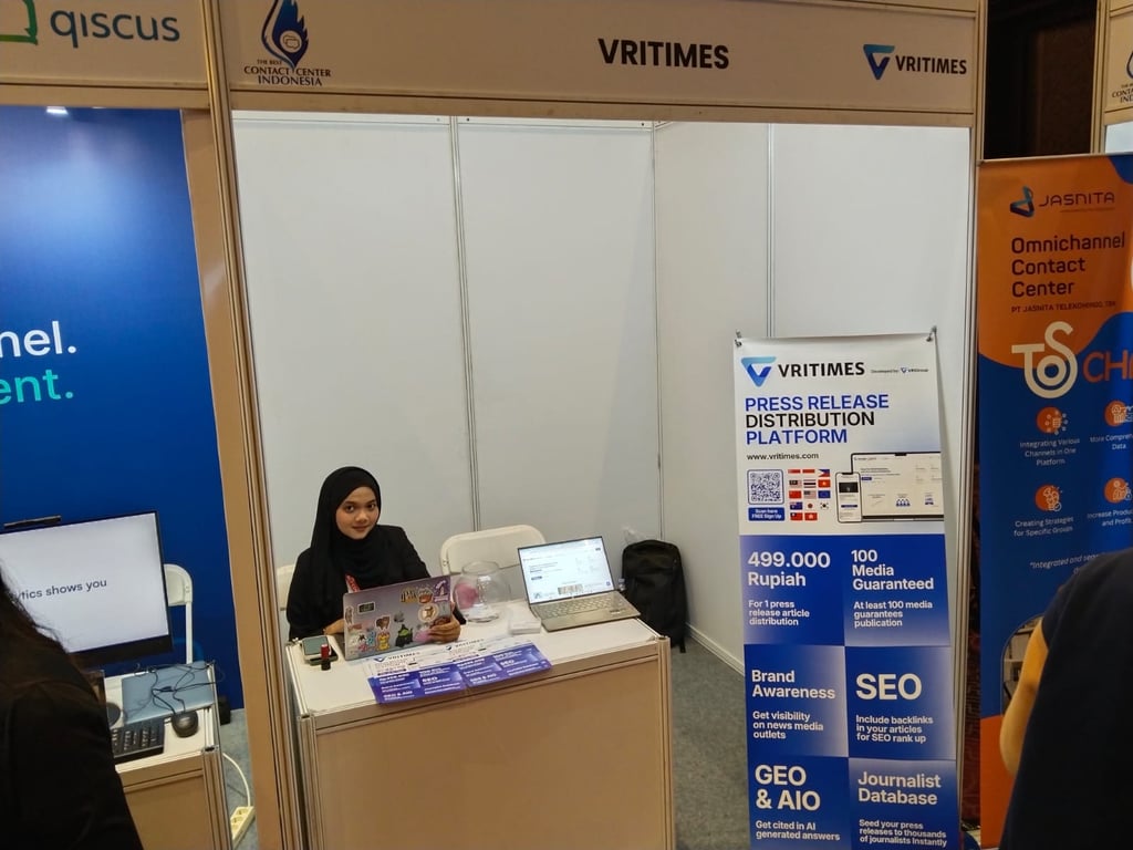 Hadir di ICCA 2026, VRITIMES Tunjukkan Peran Siaran Pers Digital dalam Membangun Kepercayaan Konsumen Hadir di ICCA 2026, VRITIMES Tunjukkan Peran Siaran Pers Digital dalam Membangun Kepercayaan Konsumen
