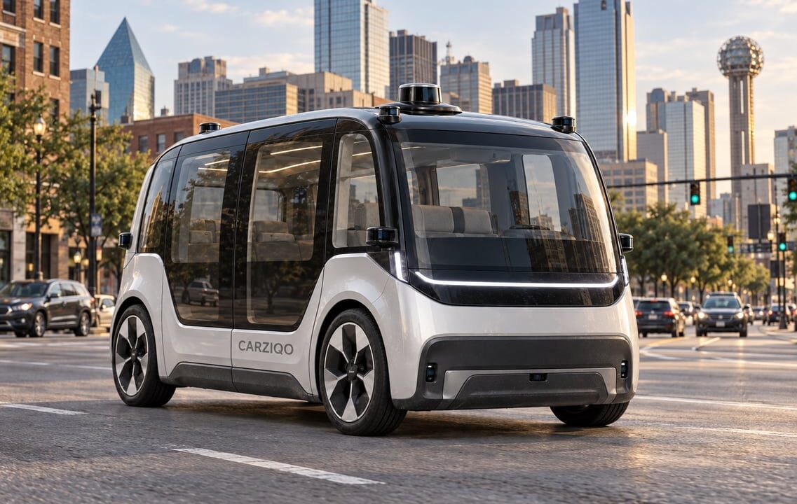 Carziqo Adds UR-NX Autonomous Ride-Hailing Vehicles to Dallas Operations