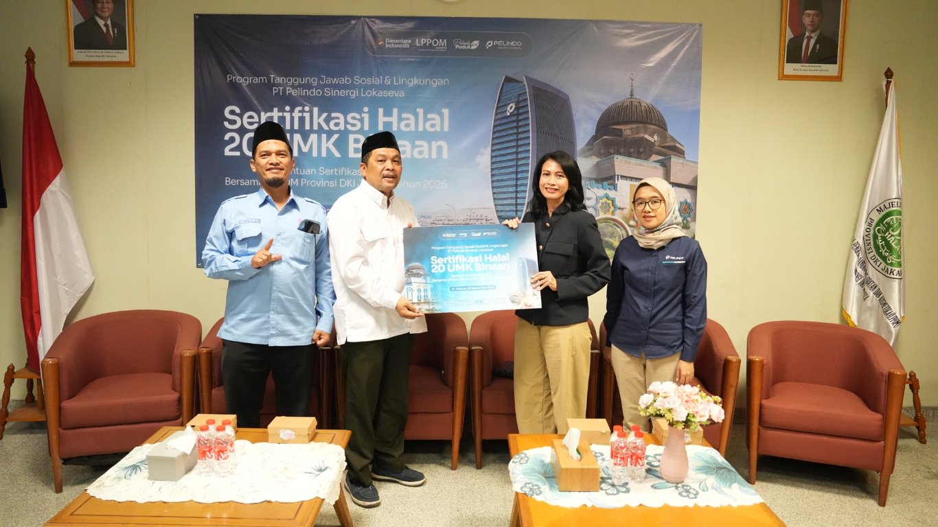 Dorong UMK Naik Kelas, PT Pelindo Sinergi Lokaseva Fasilitasi Sertifikasi Halal UMK Jakarta Utara Dorong UMK Naik Kelas, PT Pelindo Sinergi Lokaseva Fasilitasi Sertifikasi Halal UMK Jakarta Utara