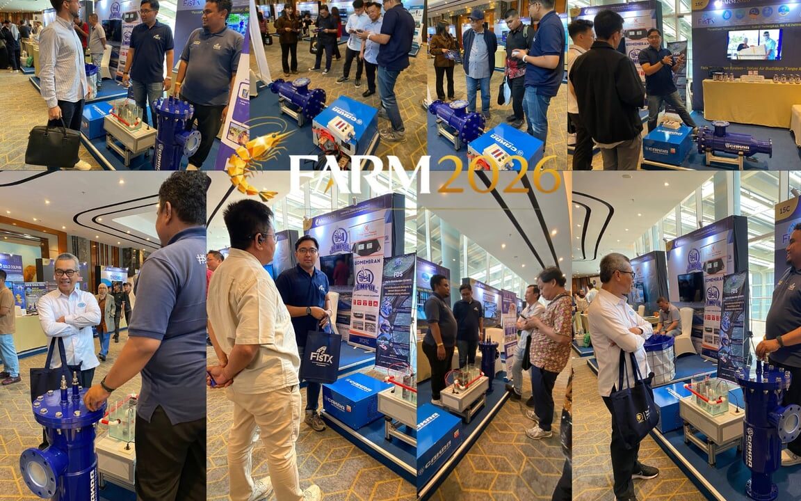 Cakra Elektrolisis Curi Perhatian di FARM 2026, FisTx Perkenalkan Teknologi Elektrokimia Pertama untuk Sterilisasi Air Tambak di Indonesia