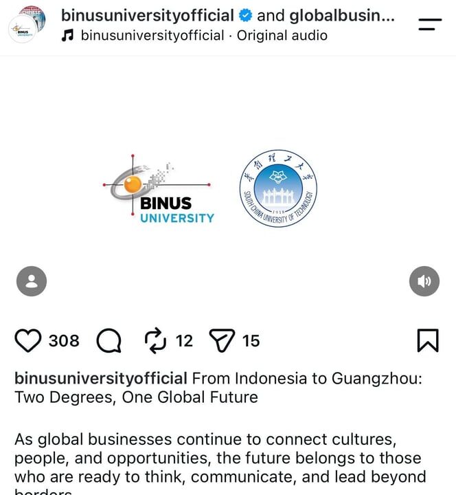 Kerja Sama Indonesia–Tiongkok Semakin Erat, BINUS UNIVERSITY Perluas Pengalaman Belajar Global bagi Mahasiswa