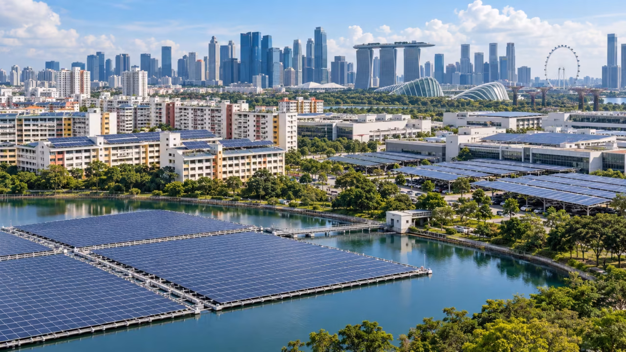 Singapore Sustainable City 2026: Cool Paints, AI Energy Systems, and the Punggol Eco-Town Model