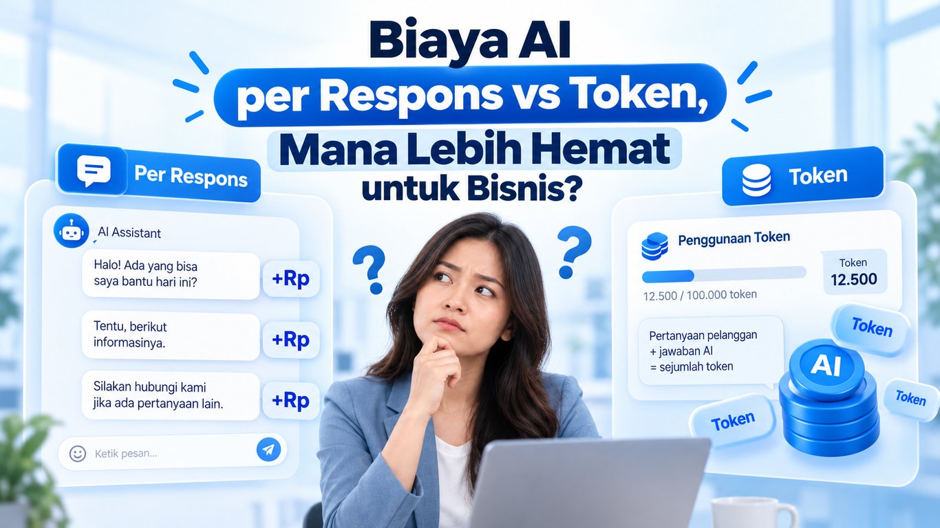 Biaya AI per Respons vs Token, Mana Lebih Hemat untuk Bisnis? Biaya AI per Respons vs Token, Mana Lebih Hemat untuk Bisnis?