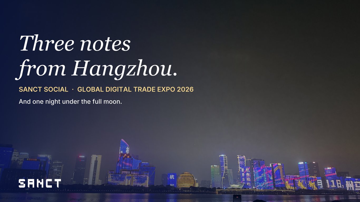 Three notes from Hangzhou: Sanct Social founder on how China backs its start-ups, one task per city, and a whole city out to see the moon Three notes from Hangzhou: Sanct Social founder on how China backs its start-ups, one task per city, and a whole city out to see the moon