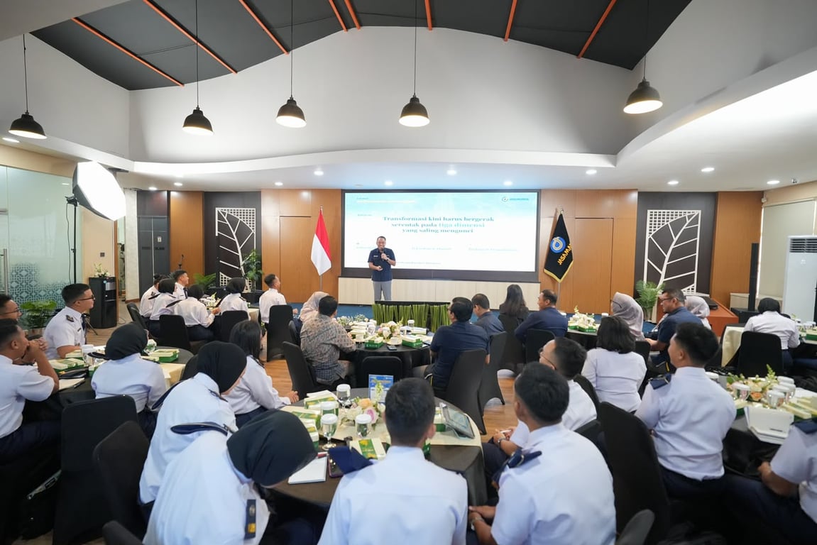 Gelar Business & Service Immersion di JMTC, Jasa Marga Ajak Peserta P3MD Danantara Rasakan Langsung Bisnis dan Layanan Jalan Tol Gelar Business & Service Immersion di JMTC, Jasa Marga Ajak Peserta P3MD Danantara Rasakan Langsung Bisnis dan Layanan Jalan Tol