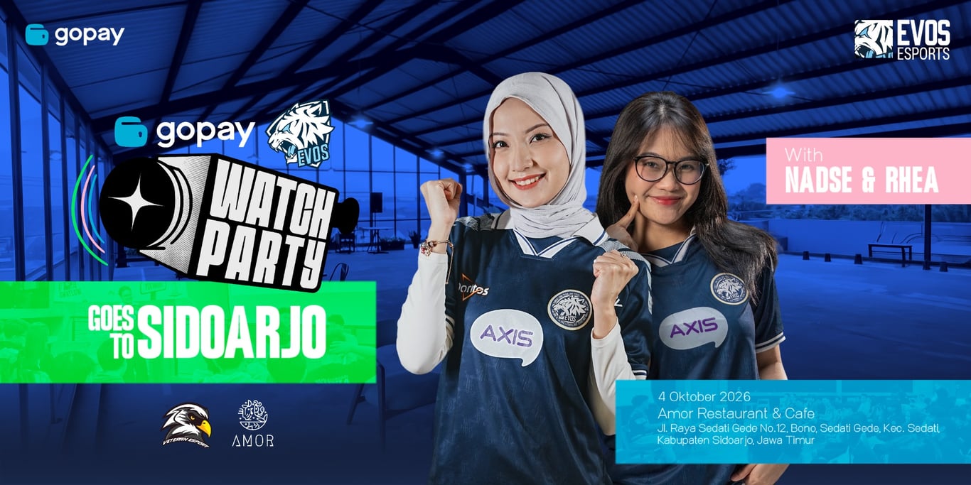 Ketika Komunitas Menjadi Mesin Pertumbuhan Esports: EVOS dan GoPay Bawa MPL Lebih Dekat ke Sidoarjo