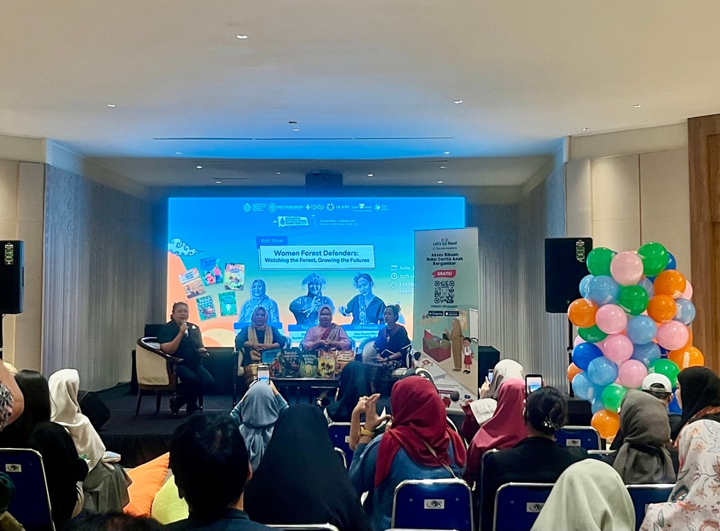 Lima Buku Cerita Anak Bawa Kisah Perempuan Penjaga Hutan ke Indonesia International Book Fair 2026 Lima Buku Cerita Anak Bawa Kisah Perempuan Penjaga Hutan ke Indonesia International Book Fair 2026