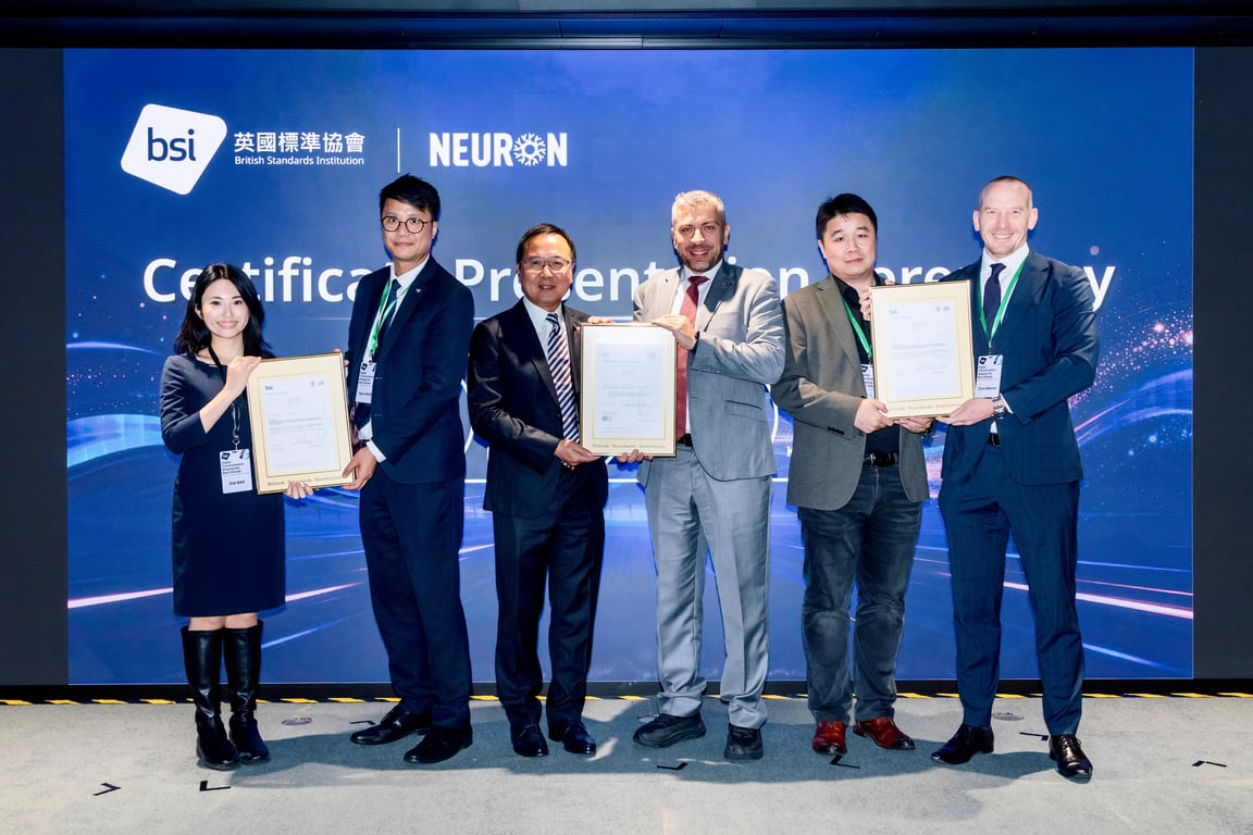 Neuron Digital trở thành công ty công nghệ thông minh đầu tiên trên thế giới đạt chứng nhận BSI Kitemark™ cho Công nghệ Bản sao kỹ thuật số (Digital Twins)