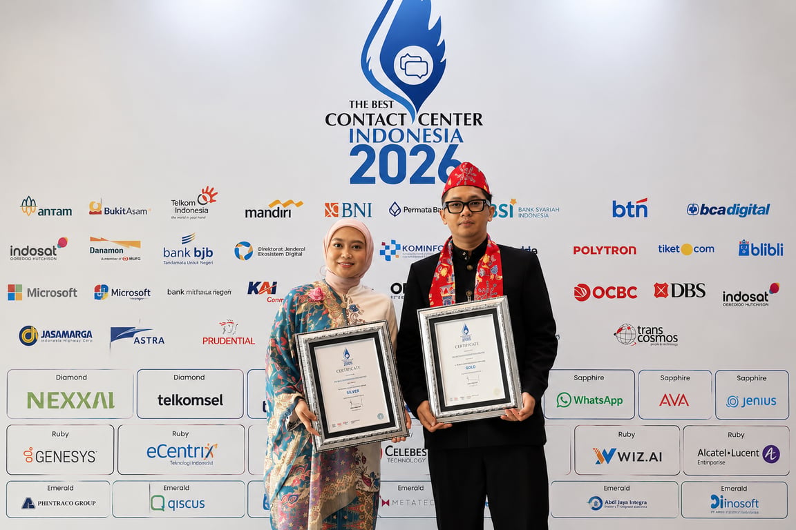 transcosmos Indonesia Raih Gold untuk Business Contribution dan Silver untuk People Development di TBCCI 2026 transcosmos Indonesia Raih Gold untuk Business Contribution dan Silver untuk People Development di TBCCI 2026