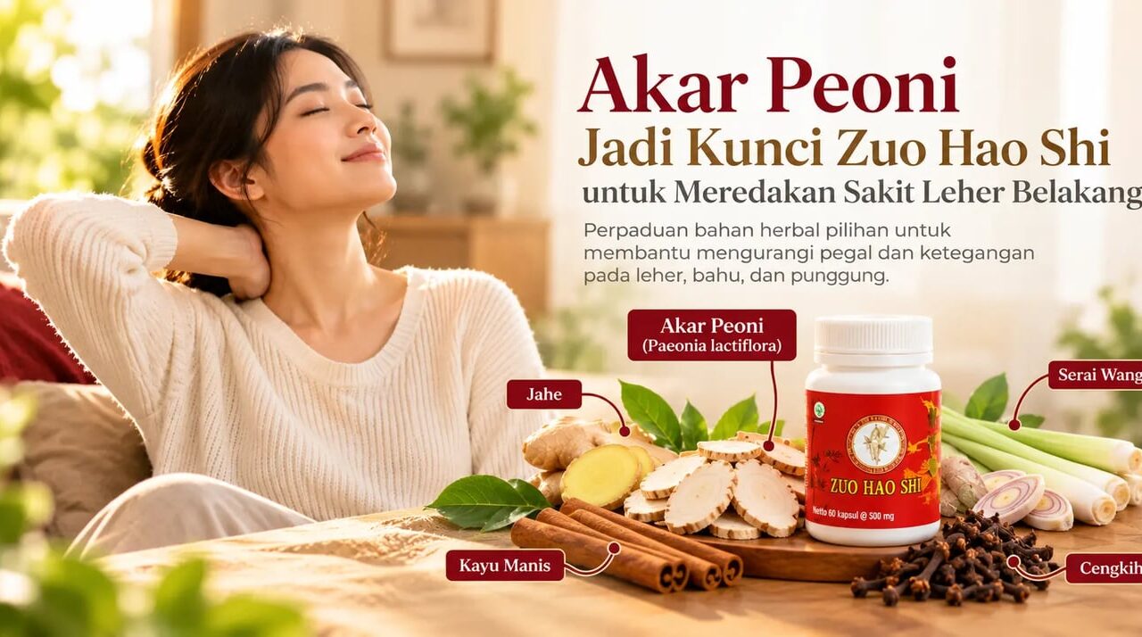Akar Peoni Jadi Kunci Zuo Hao Shi untuk Meredakan Sakit Leher Belakang
