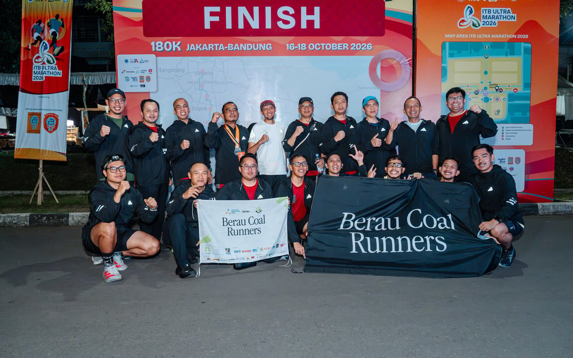 Karyawan Berau Coal Ikuti ITB Ultra Marathon, Dorong Gaya Hidup Sehat