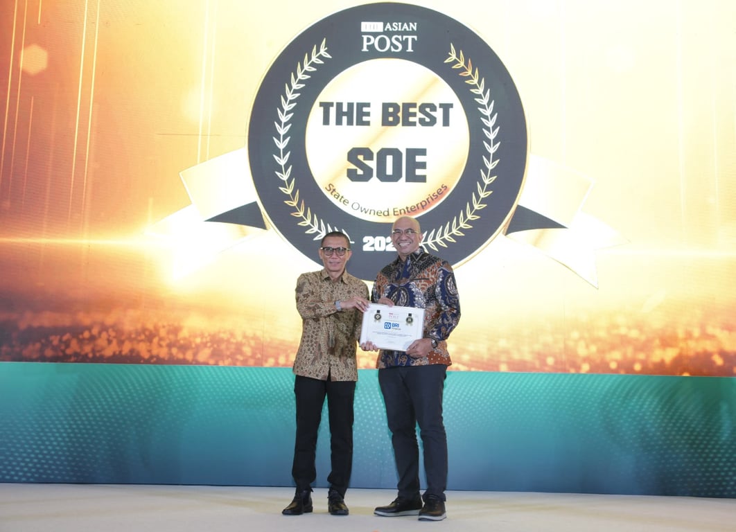 Kinerja Stabil, BRI Finance Raih Penghargaan Best SOE 2026 dari The Asian Post Kinerja Stabil, BRI Finance Raih Penghargaan Best SOE 2026 dari The Asian Post