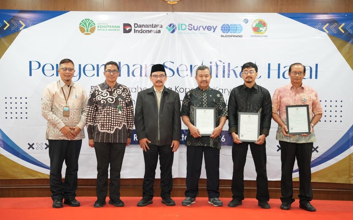 HUT ke-70 SUCOFINDO: Fasilitasi Sertifikasi Halal Gratis bagi 22 Tenant Kantin Kementerian Kehutanan