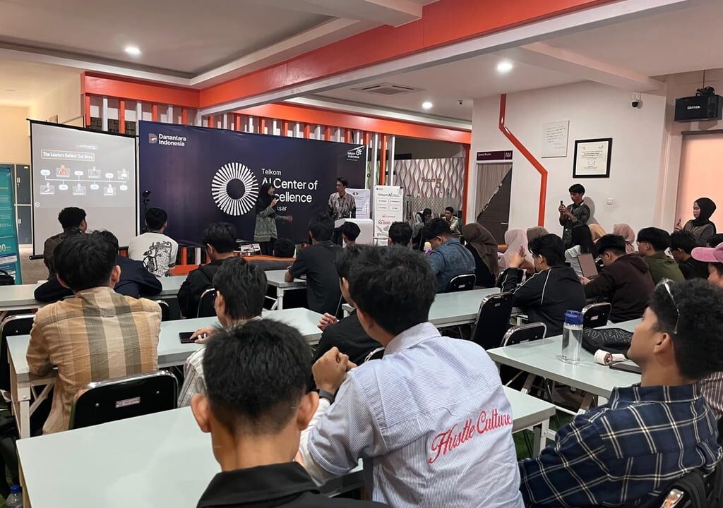 Telkom AI Connect Makassar dan GDGoC UNM Dorong Mahasiswa Tentukan Arah Belajar di Dunia AI