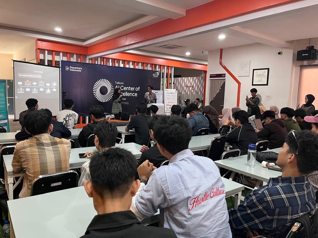 Telkom AI Connect Makassar dan GDGoC UNM Dorong Mahasiswa Tentukan Arah Belajar di Dunia AI Telkom AI Connect Makassar dan GDGoC UNM Dorong Mahasiswa Tentukan Arah Belajar di Dunia AI