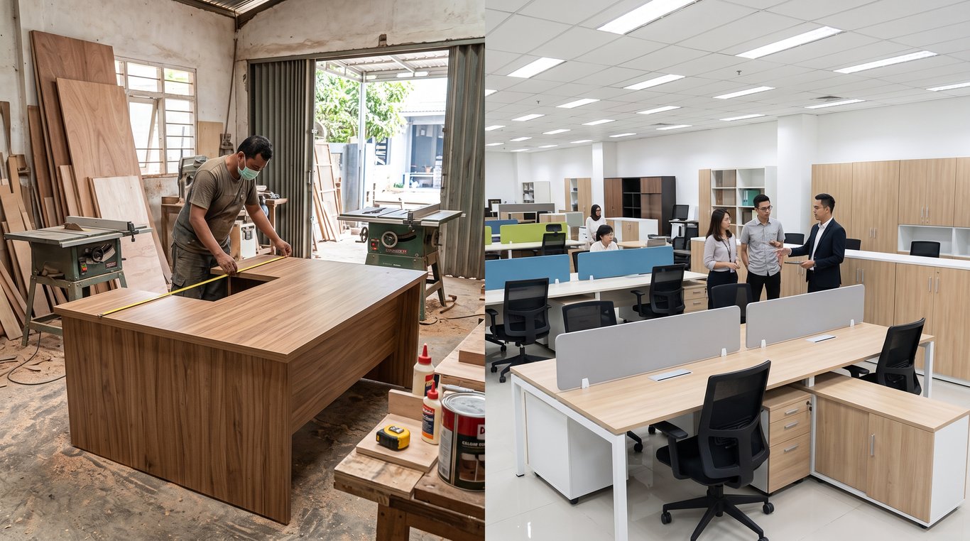 Furniture Kantor Custom atau Beli Jadi, Mana yang Masuk Akal? Furniture Kantor Custom atau Beli Jadi, Mana yang Masuk Akal?