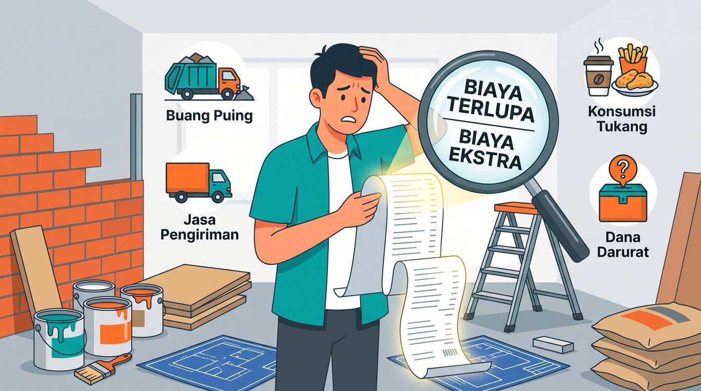 Anggaran Renovasi Selalu Meleset? Pos Ini Sering Terlupa Anggaran Renovasi Selalu Meleset? Pos Ini Sering Terlupa