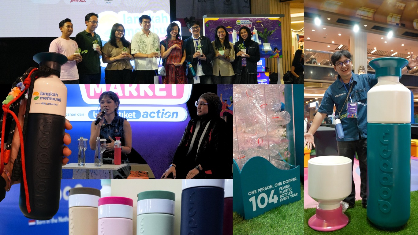 Dopper dan Blibli Ajak Masyarakat Kurangi Penggunaan Single-Use Plastic Bottles di Langkah Membumi Market 2026 Dopper dan Blibli Ajak Masyarakat Kurangi Penggunaan Single-Use Plastic Bottles di Langkah Membumi Market 2026