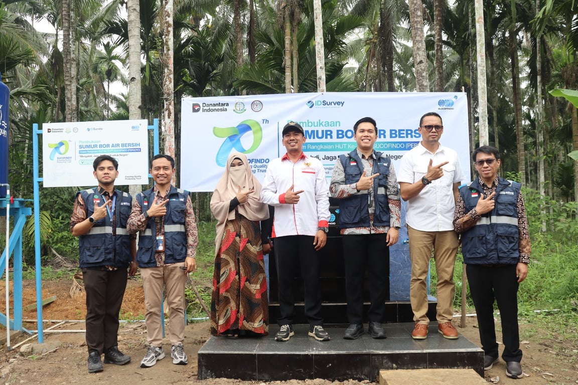 HUT ke-70 SUCOFINDO: Dukung Akses Air Bersih untuk Negeri melalui Sumur Bor di Kalimantan Barat HUT ke-70 SUCOFINDO: Dukung Akses Air Bersih untuk Negeri melalui Sumur Bor di Kalimantan Barat