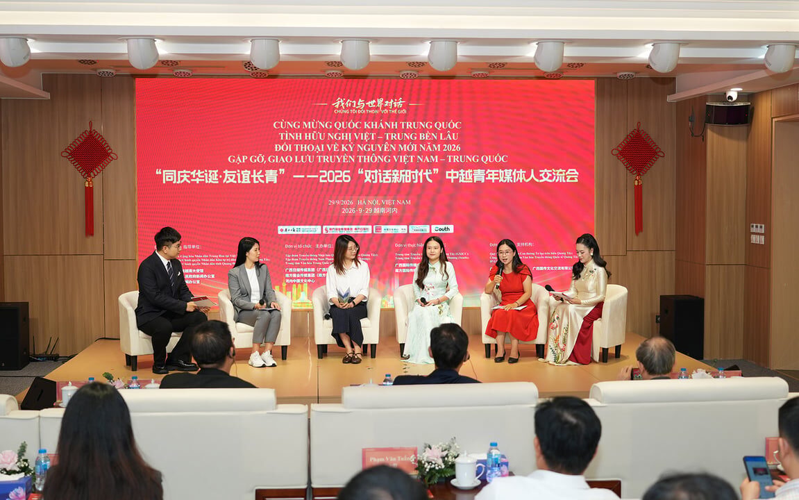 Đối thoại Thời đại mới 2026: Giao lưu những người làm truyền thông trẻ Trung Quốc – Việt Nam được tổ chức tại Hà Nội