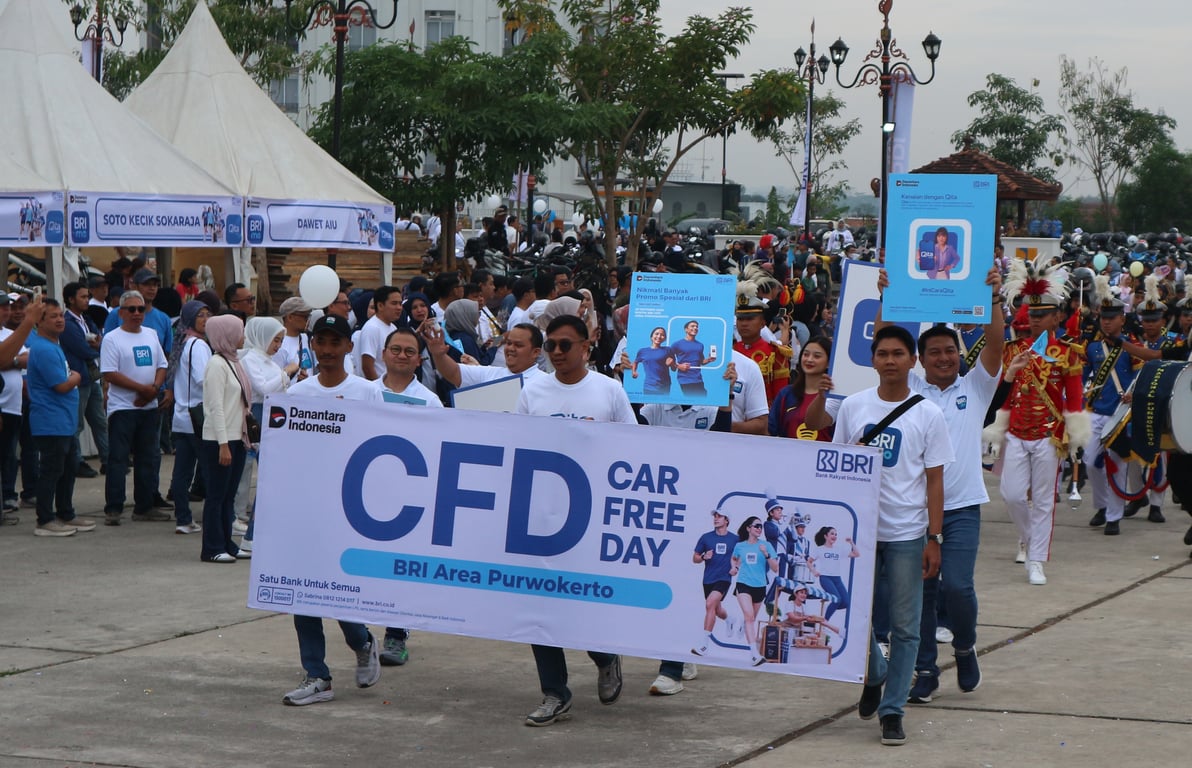 BRI Area Purwokerto Gelar Car Free Day, Dorong Gaya Hidup Sehat dan Pemberdayaan UMKM BRI Area Purwokerto Gelar Car Free Day, Dorong Gaya Hidup Sehat dan Pemberdayaan UMKM