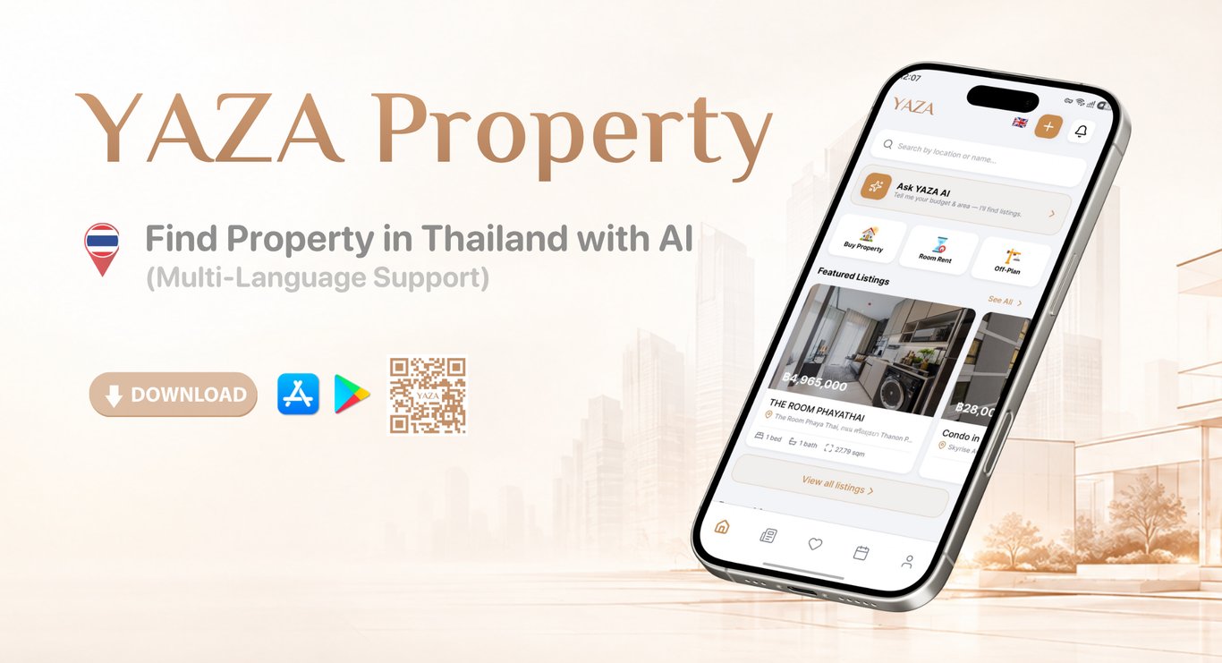 YAZA Property เปิดตัวแพลตฟอร์มอสังหาริมทรัพย์ขับเคลื่อนด้วย AI มุ่งยกระดับการค้นหาอสังหาริมทรัพย์ในประเทศไทย YAZA Property เปิดตัวแพลตฟอร์มอสังหาริมทรัพย์ขับเคลื่อนด้วย AI มุ่งยกระดับการค้นหาอสังหาริมทรัพย์ในประเทศไทย