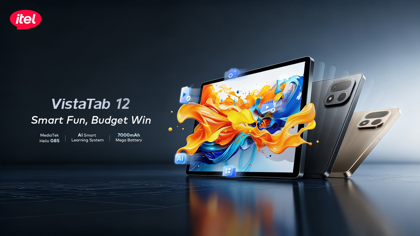 itel VistaTab 12 Resmi Rilis, Tablet Rp2 Jutaan dengan Bonus Keyboard dan Pen itel VistaTab 12 Resmi Rilis, Tablet Rp2 Jutaan dengan Bonus Keyboard dan Pen