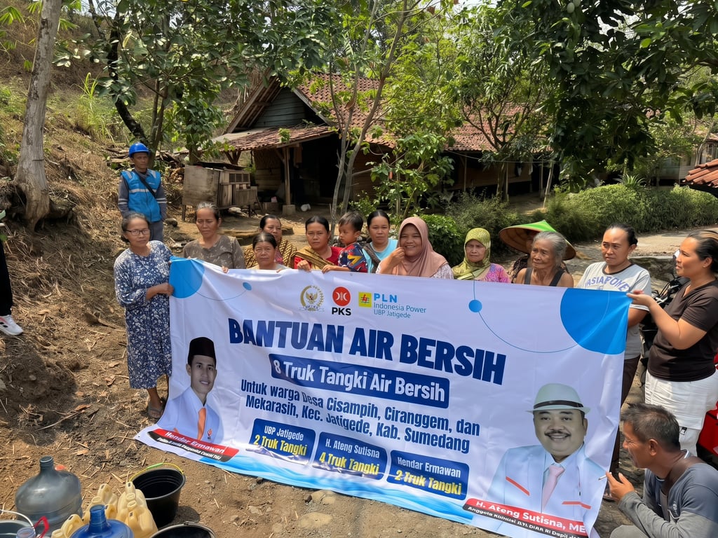 Mengalirkan Kepedulian, Menghadirkan Air Bersih: Program TJSL PLN Indonesia Power UBP Jatigede untuk Masyarakat Desa Ciranggem Kecamatan Jatigede Mengalirkan Kepedulian, Menghadirkan Air Bersih: Program TJSL PLN Indonesia Power UBP Jatigede untuk Masyarakat Desa Ciranggem Kecamatan Jatigede