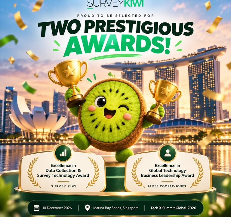 Survey Kiwi and CEO James Cooper-Jones Clinch Double Win at Tech X Summit Global 2026 in Singapore